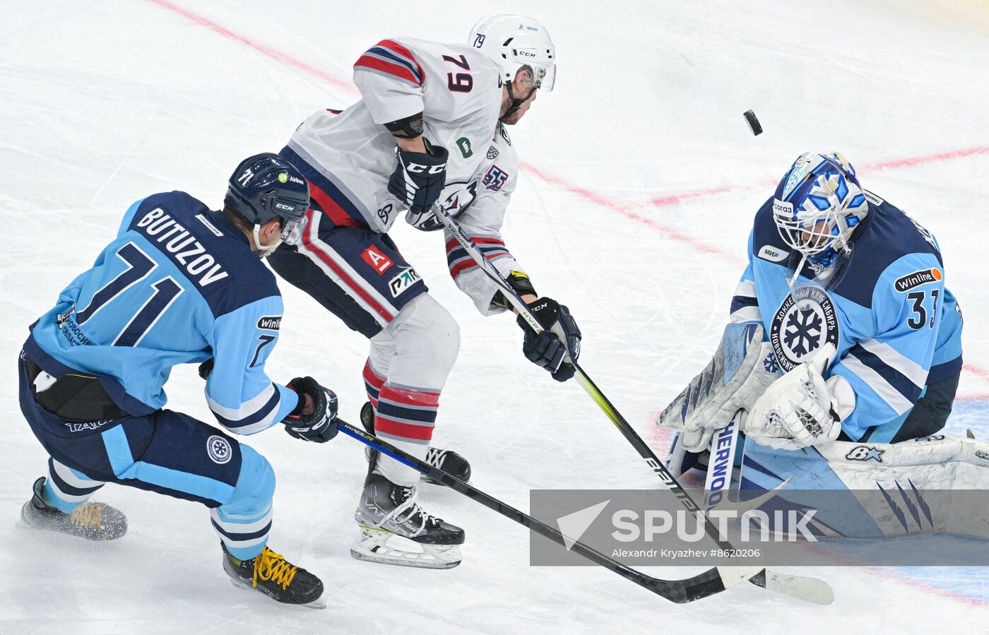 Russia Ice Hockey Kontinental League Sibir - Neftekhimik