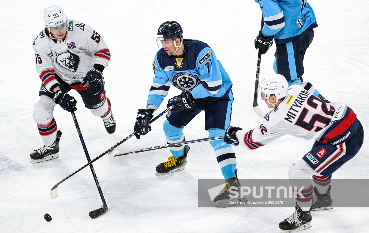 Russia Ice Hockey Kontinental League Sibir - Neftekhimik