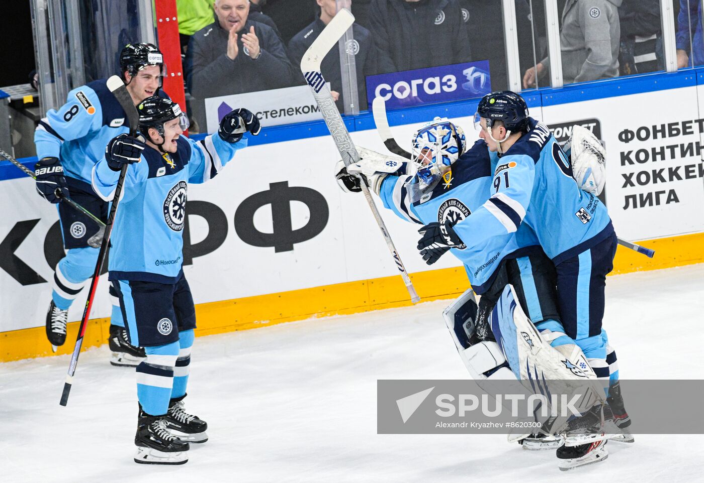 Russia Ice Hockey Kontinental League Sibir - Neftekhimik