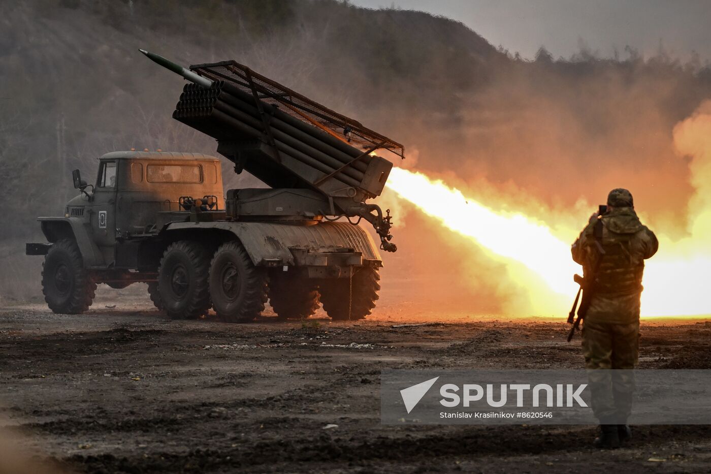 Russia Ukraine Military Operation Rocket Launchers