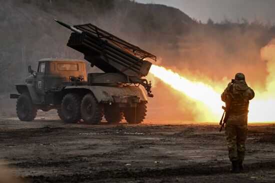 Russia Ukraine Military Operation Rocket Launchers