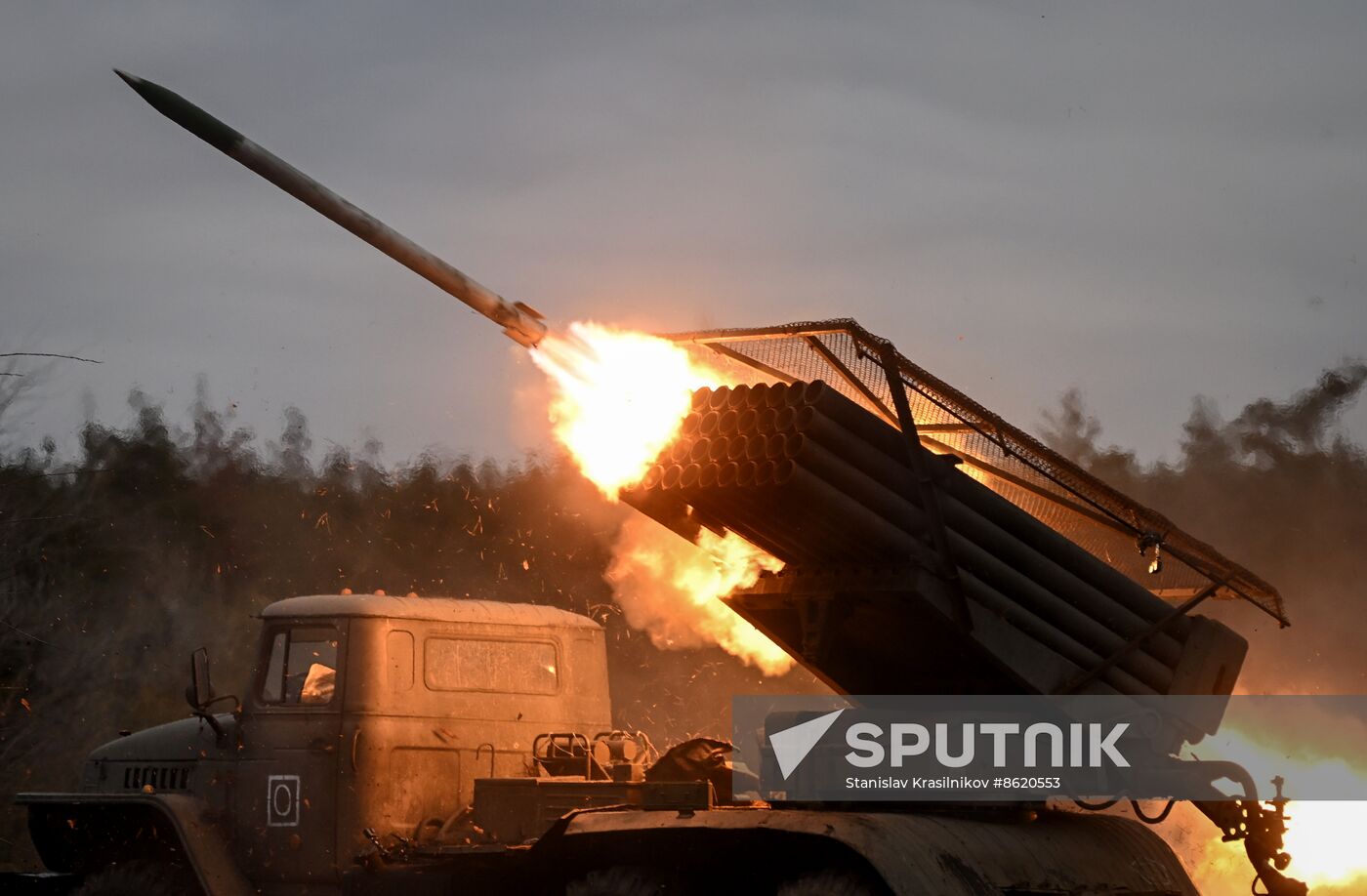 Russia Ukraine Military Operation Rocket Launchers