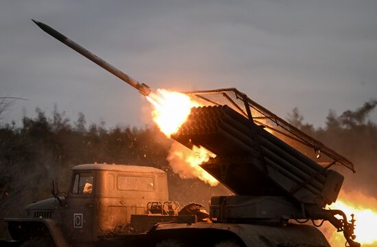 Russia Ukraine Military Operation Rocket Launchers