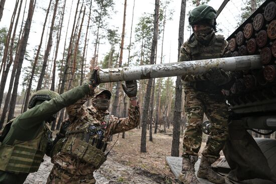 Russia Ukraine Military Operation Rocket Launchers