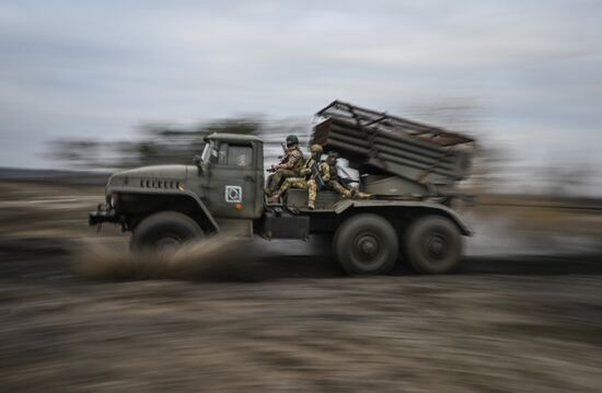 Russia Ukraine Military Operation Rocket Launchers