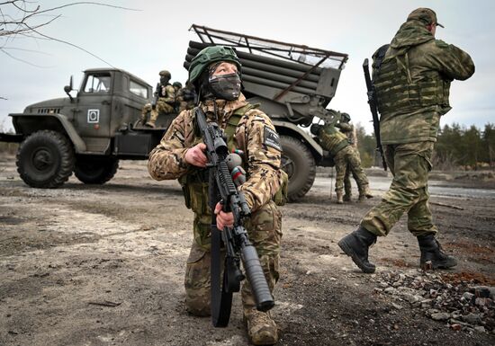 Russia Ukraine Military Operation Rocket Launchers