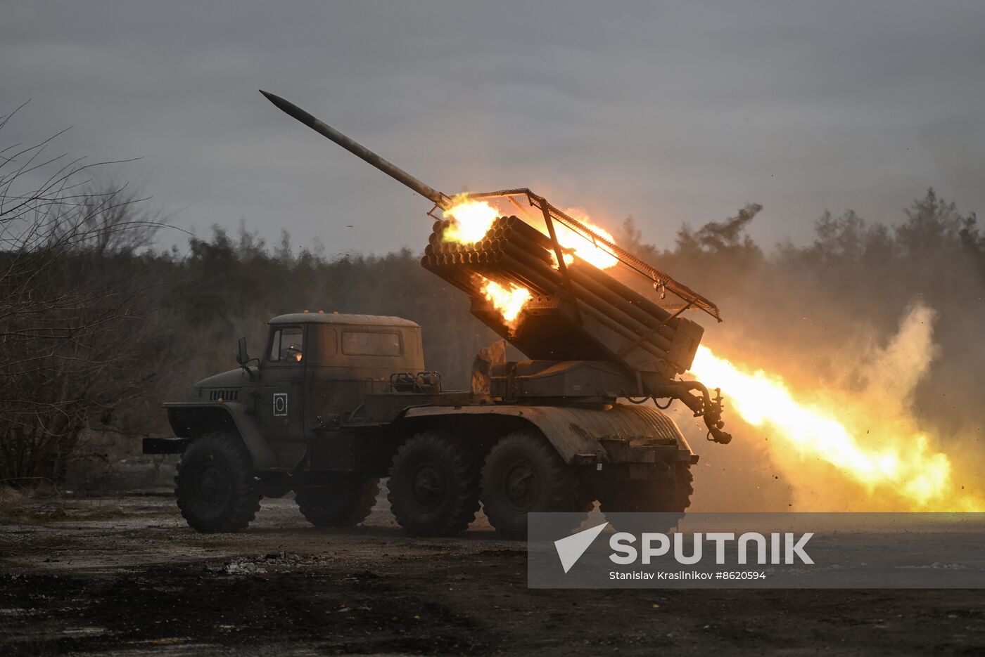 Russia Ukraine Military Operation Rocket Launchers