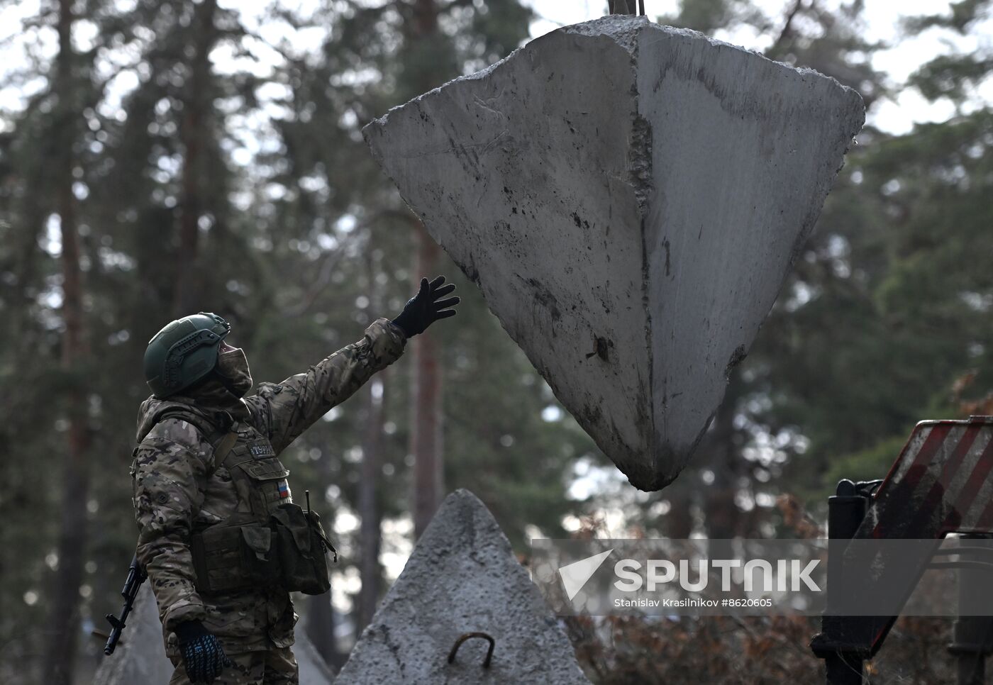 Russia Ukraine Military Operation Engineer Unit