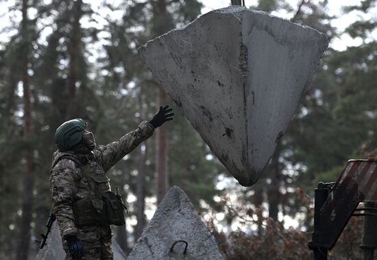 Russia Ukraine Military Operation Engineer Unit