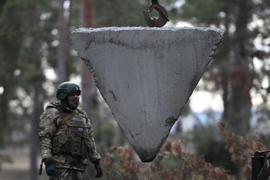 Russia Ukraine Military Operation Engineer Unit