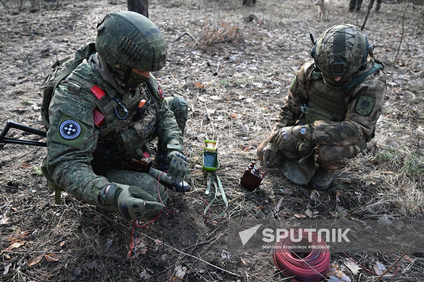 Russia Ukraine Military Operation Engineer Unit