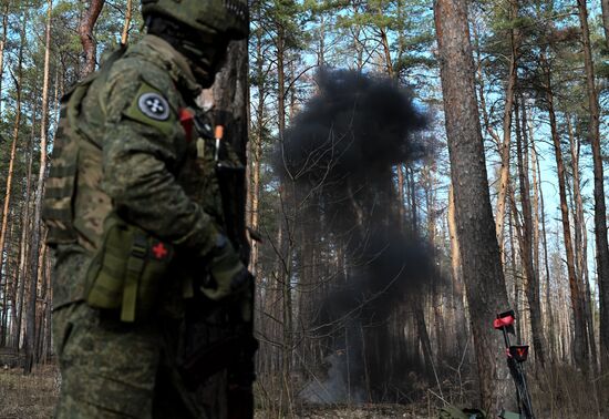 Russia Ukraine Military Operation Engineer Unit