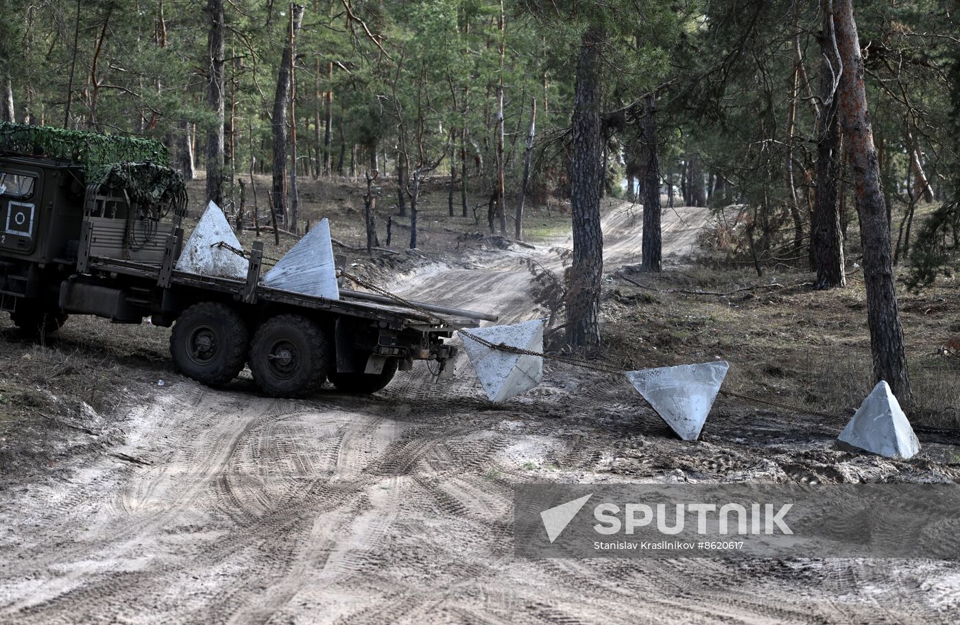 Russia Ukraine Military Operation Engineer Unit