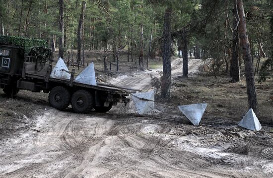 Russia Ukraine Military Operation Engineer Unit