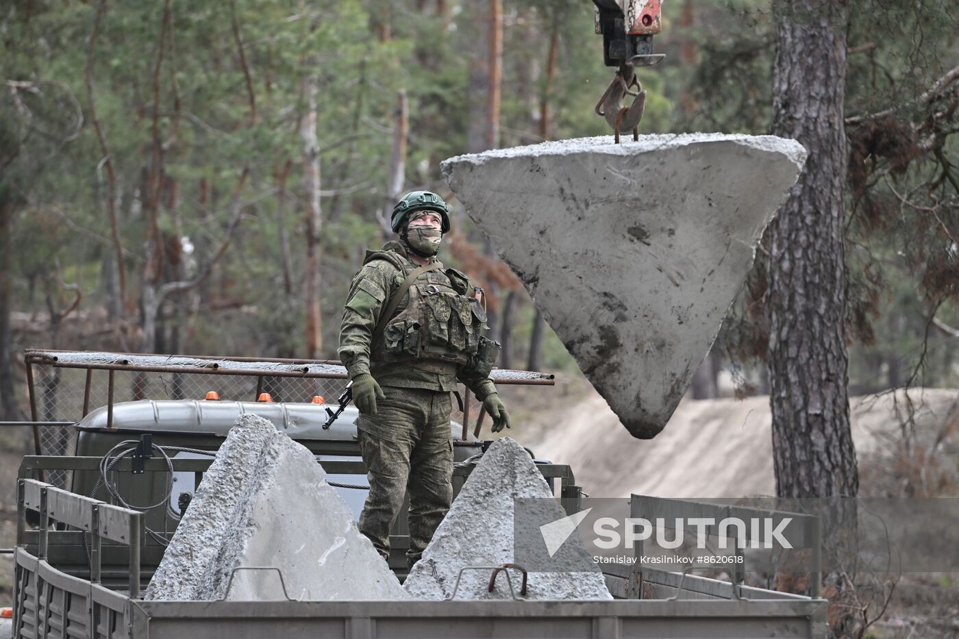 Russia Ukraine Military Operation Engineer Unit