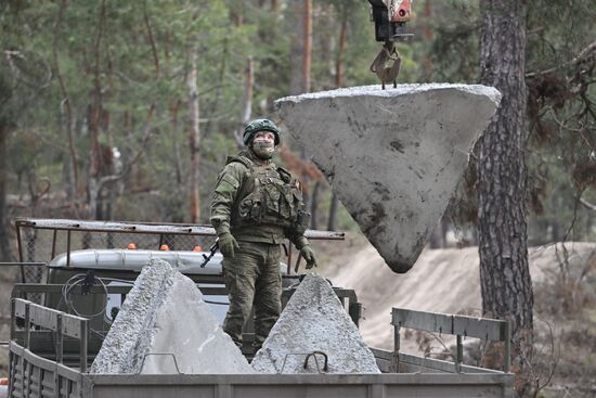 Russia Ukraine Military Operation Engineer Unit