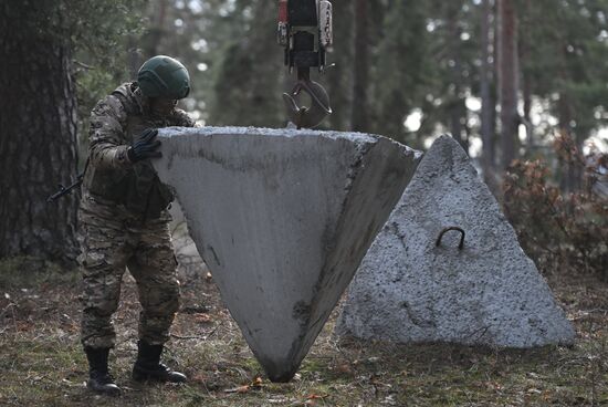 Russia Ukraine Military Operation Engineer Unit
