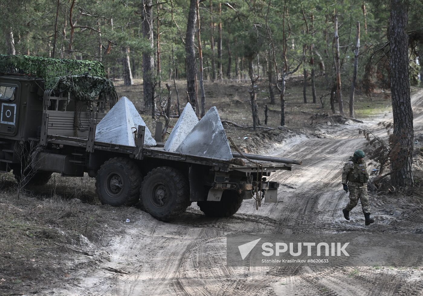 Russia Ukraine Military Operation Engineer Unit