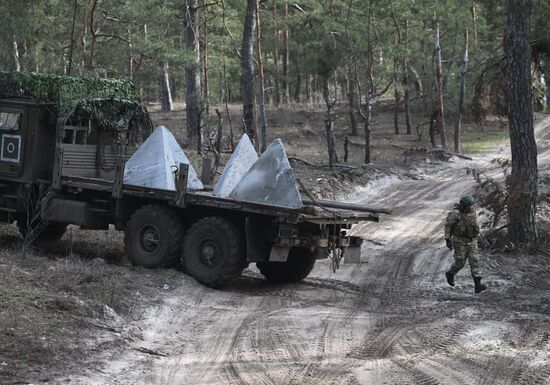 Russia Ukraine Military Operation Engineer Unit