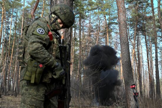 Russia Ukraine Military Operation Engineer Unit