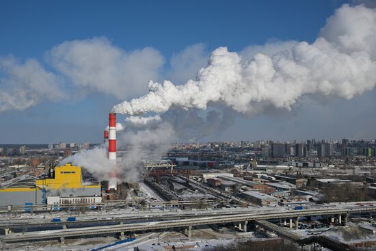 Russia Novosibirsk Cityscapes