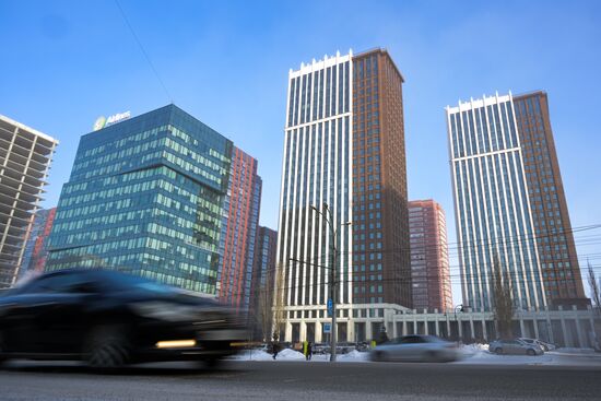 Russia Novosibirsk Cityscapes