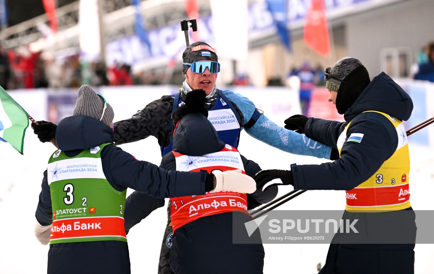 Russia Spartakiad Biathlon Mixed Relay