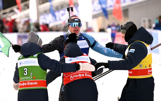 Russia Spartakiad Biathlon Mixed Relay