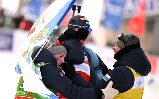 Russia Spartakiad Biathlon Mixed Relay