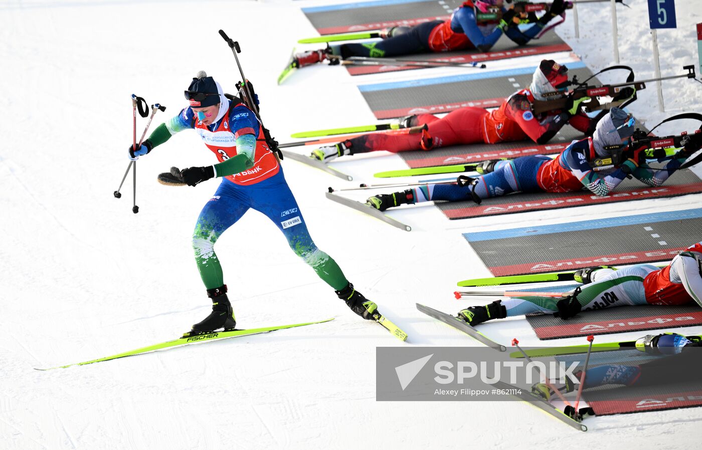 Russia Spartakiad Biathlon Mixed Relay