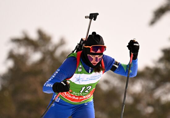 Russia Spartakiad Biathlon Mixed Relay