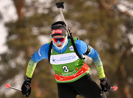 Russia Spartakiad Biathlon Mixed Relay
