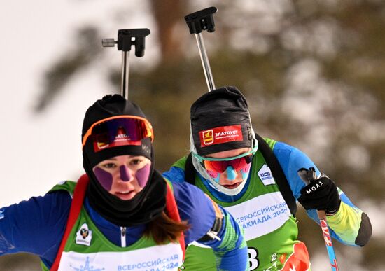 Russia Spartakiad Biathlon Mixed Relay