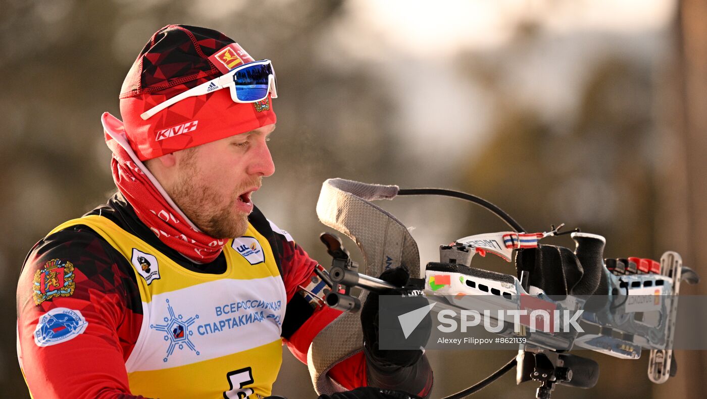 Russia Spartakiad Biathlon Mixed Relay