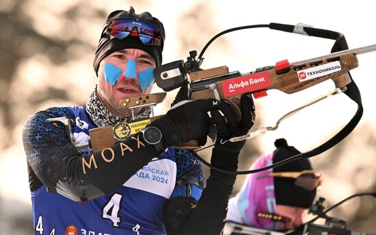 Russia Spartakiad Biathlon Mixed Relay