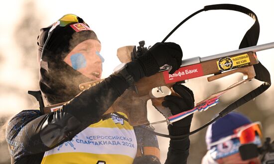 Russia Spartakiad Biathlon Mixed Relay