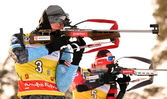 Russia Spartakiad Biathlon Mixed Relay
