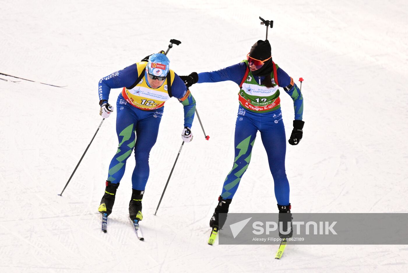 Russia Spartakiad Biathlon Mixed Relay