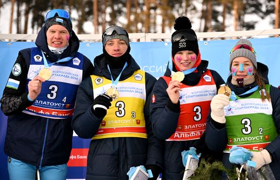 Russia Spartakiad Biathlon Mixed Relay