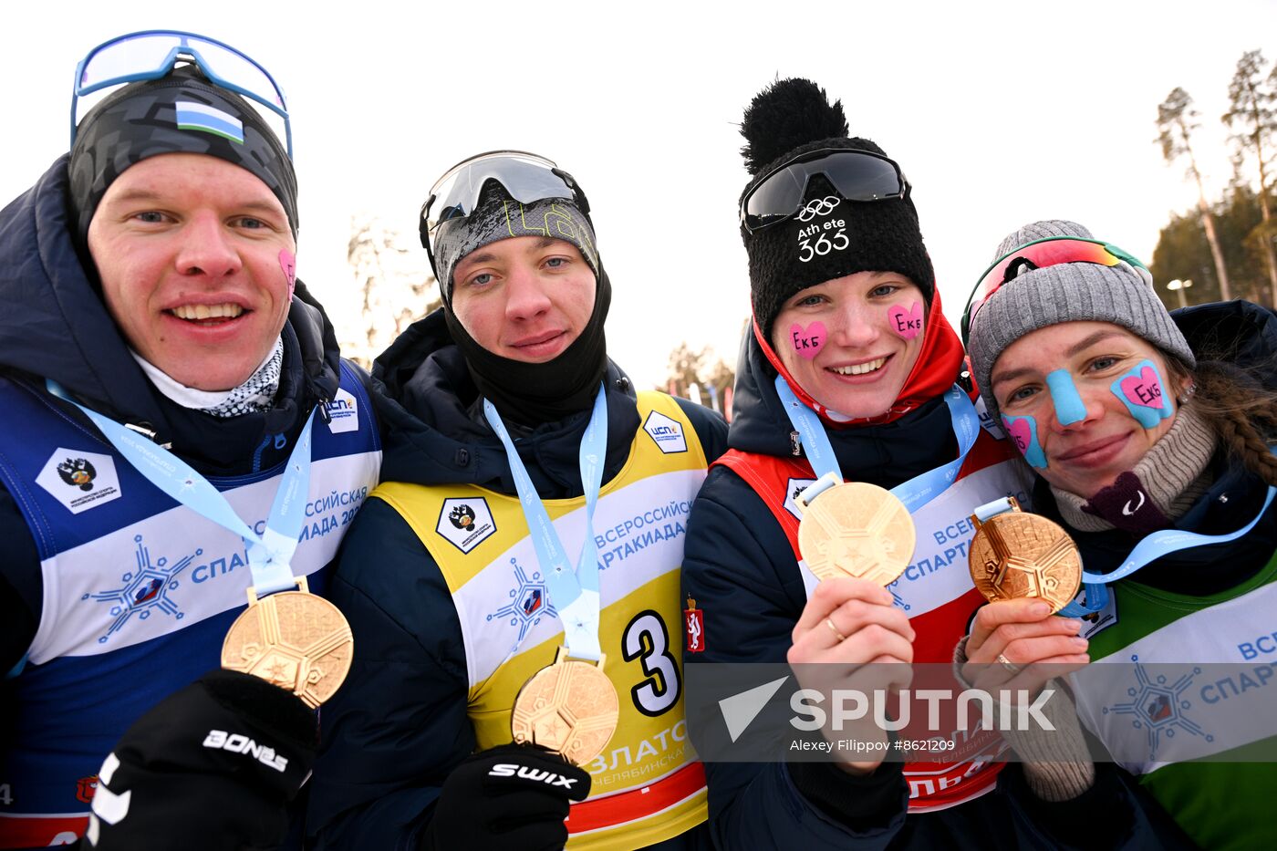 Russia Spartakiad Biathlon Mixed Relay