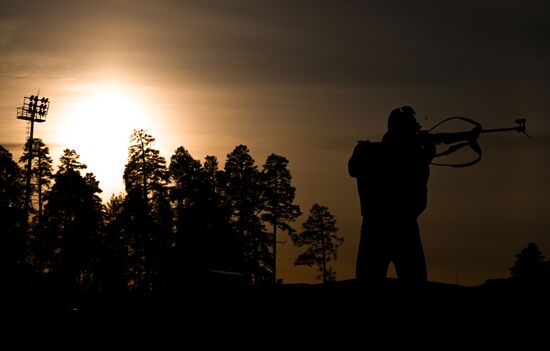 Russia Spartakiad Biathlon Mixed Relay