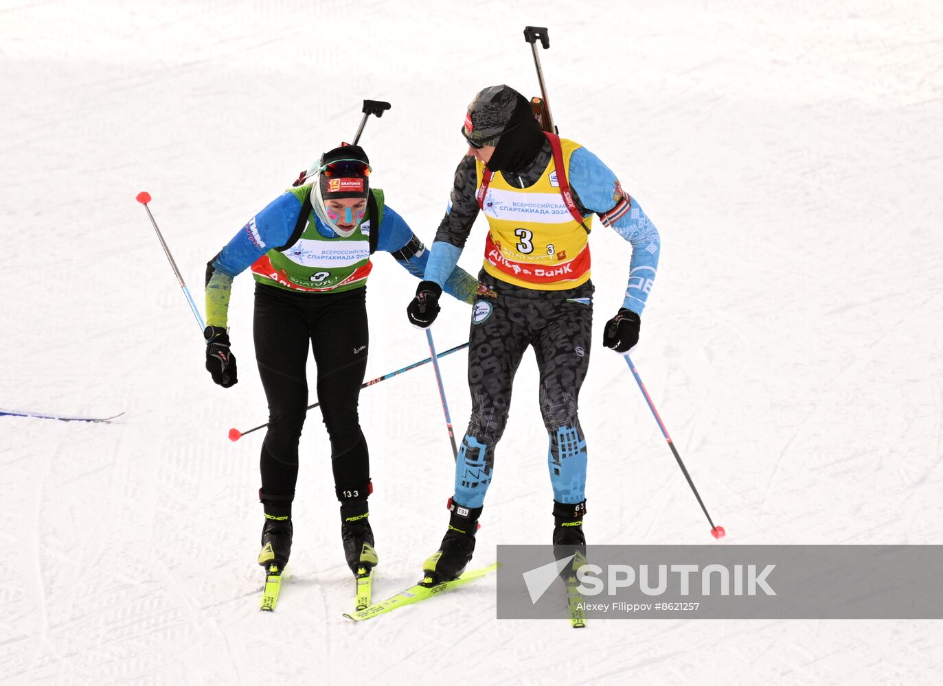 Russia Spartakiad Biathlon Mixed Relay