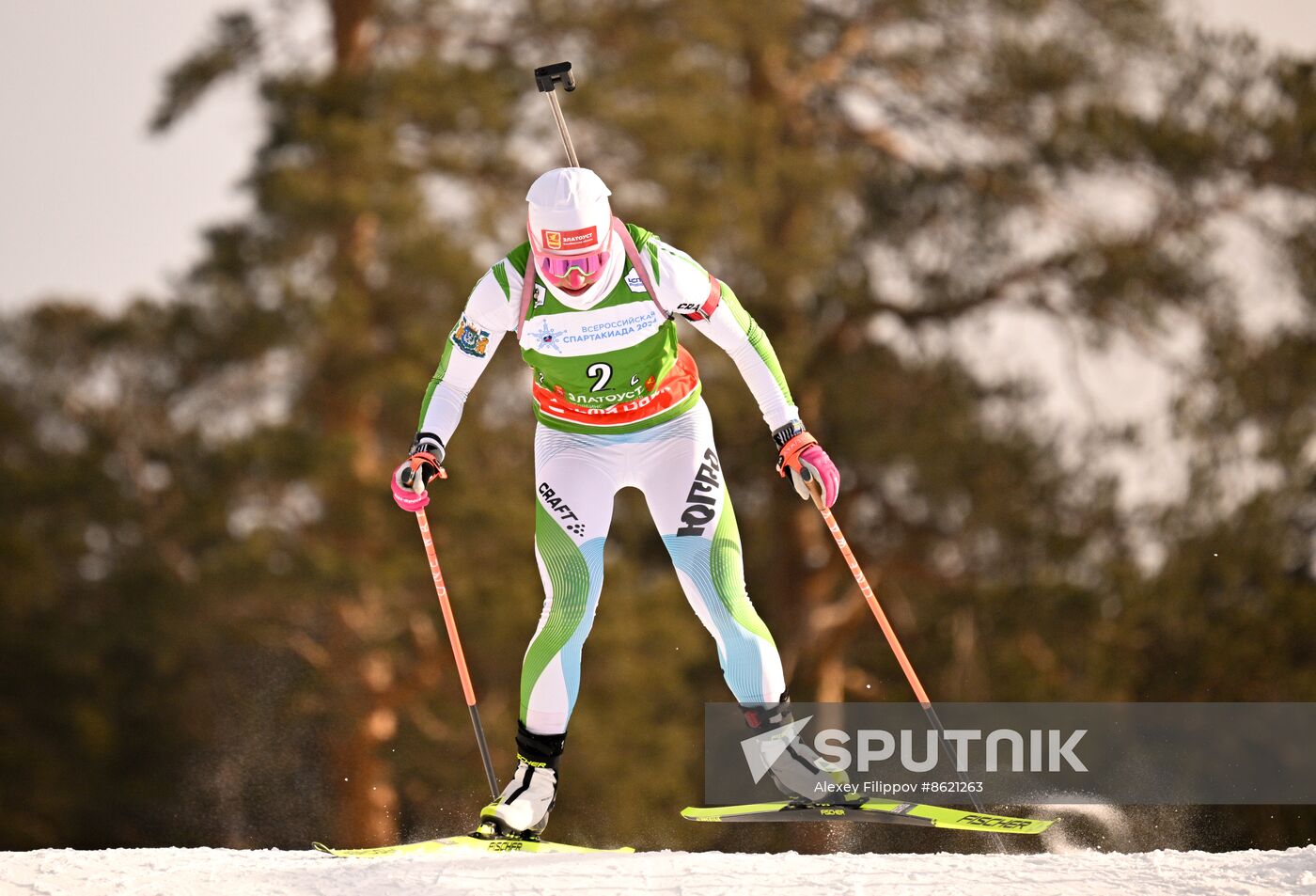 Russia Spartakiad Biathlon Mixed Relay
