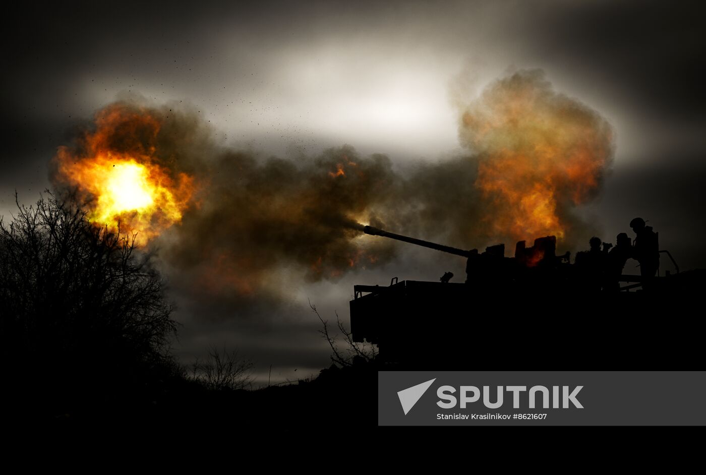 Russia Ukraine Military Operation Artillery Unit