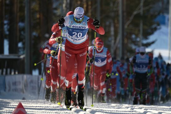 Russia Spartakiad Cross-Country Skiing Men Mass Start