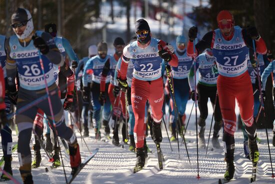 Russia Spartakiad Cross-Country Skiing Men Mass Start