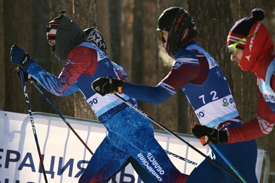 Russia Spartakiad Cross-Country Skiing Men Mass Start