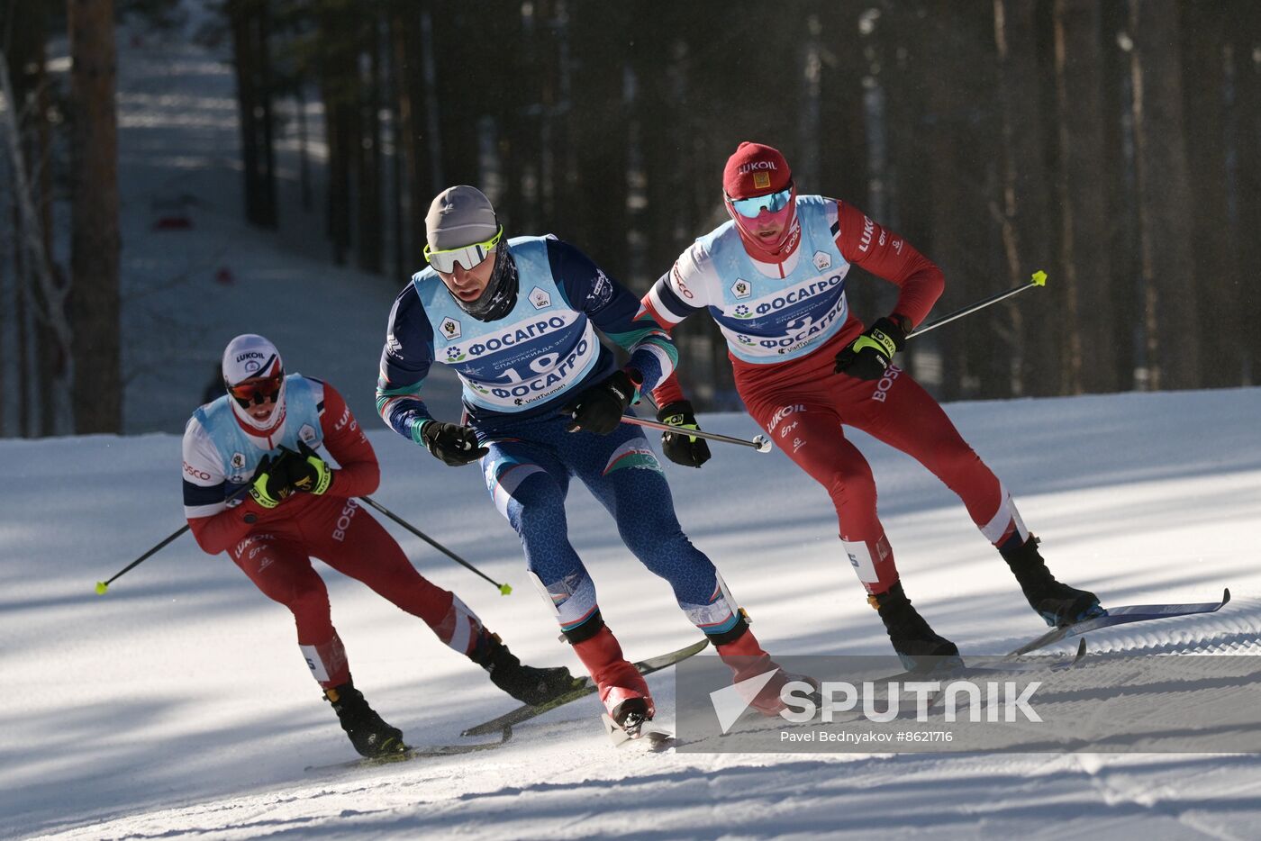 Russia Spartakiad Cross-Country Skiing Men Mass Start