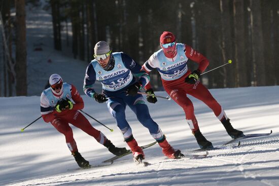 Russia Spartakiad Cross-Country Skiing Men Mass Start