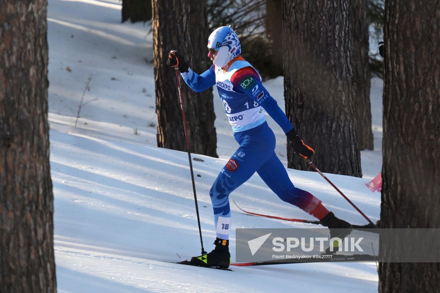 Russia Spartakiad Cross-Country Skiing Men Mass Start